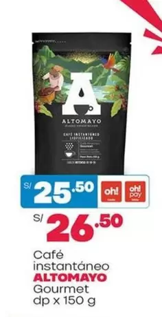 Altomayo - Café instantáneo Gourmet