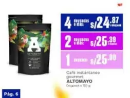 Altomayo - Cafe instantaneo gourmet