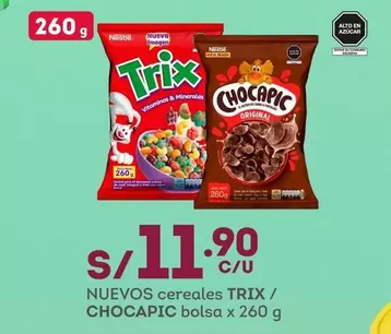 Nestlé - cereales TRIX / CHOCAPIC