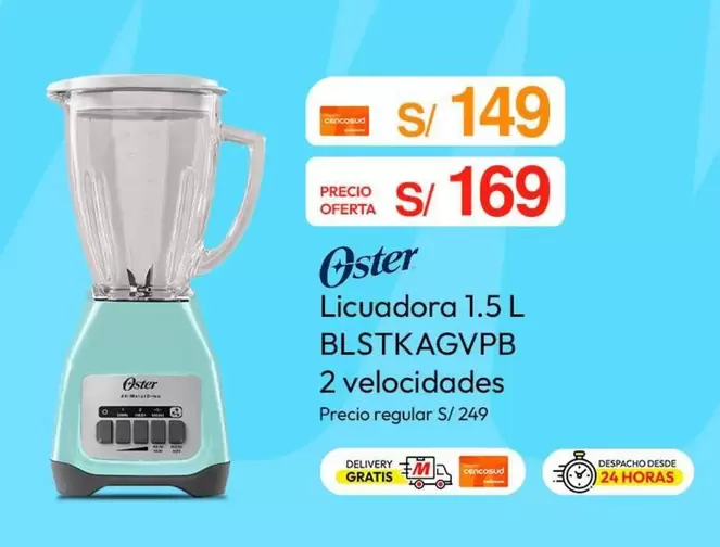 Oster - Licuadora 1.5 L BLSTKAGVPB
