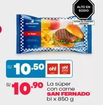 La súper con carne