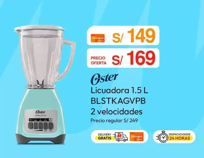 Oster - Licuadora 1.5 L BLSTKAGVPB