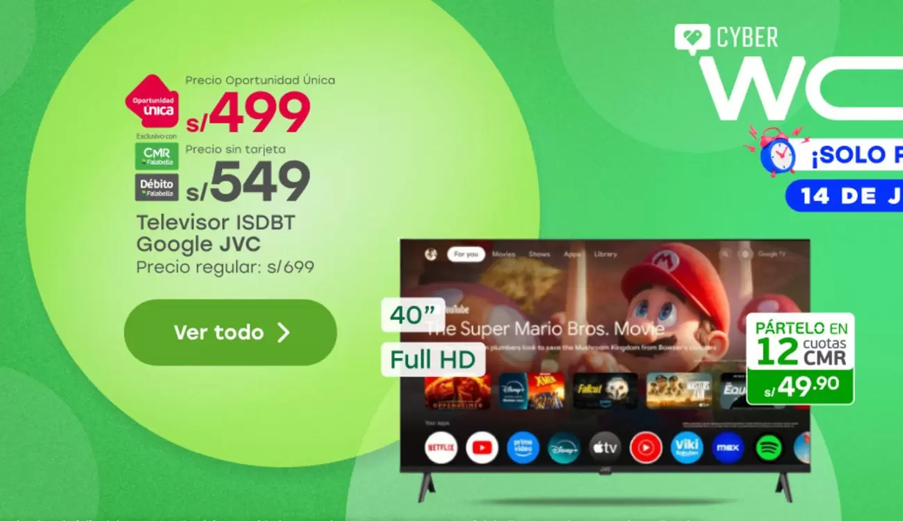 JVC - Televisor ISDET Google