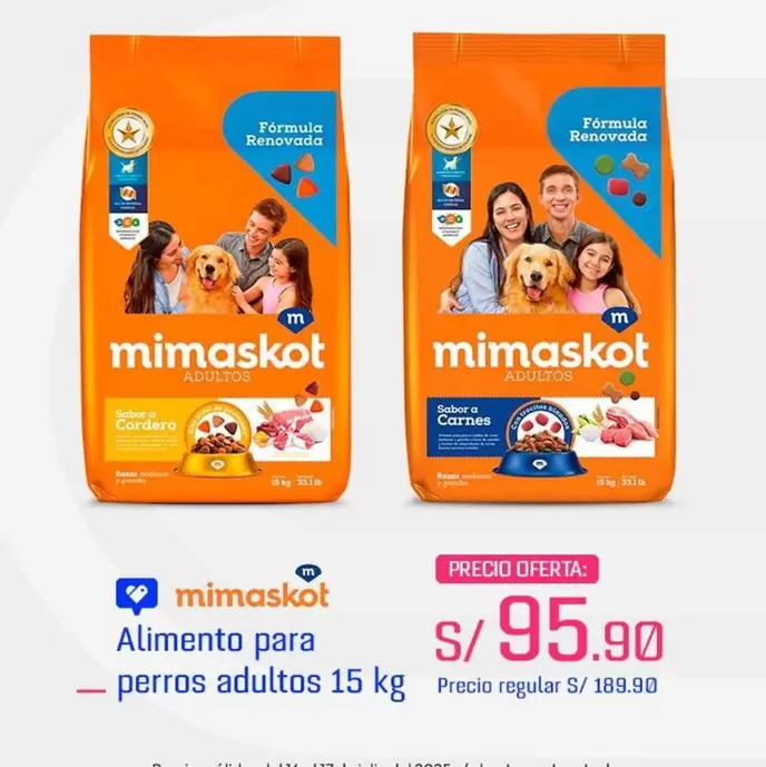 Mimaskot - Alimento para perros adultos 15 kg