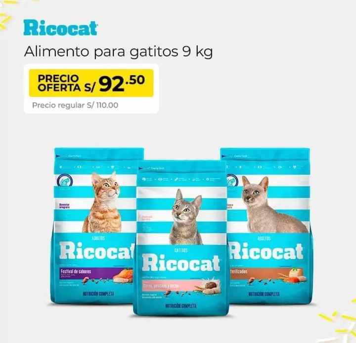 Ricocat - Alimento para gatitos 9 kg
