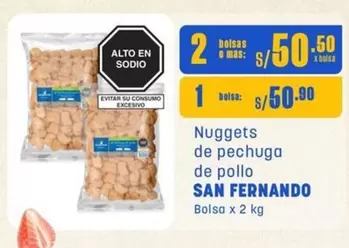 San Fernando - Nuggets de pechuga de pollo