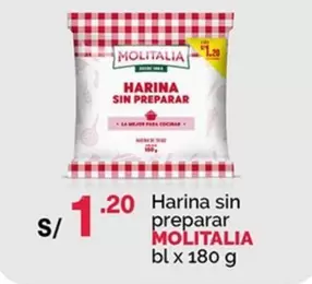 Molitalia - Harina sin preparar