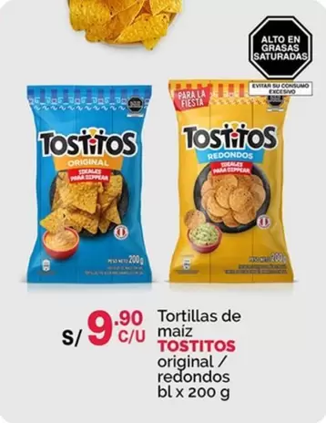 Fiesta - Tortillas de maiz TOSTITOS original/ redondos