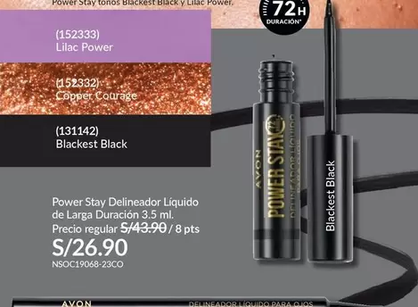 Avon - Power Stay Delineador Liquido