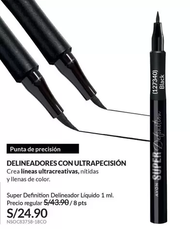 Avon - Super Definition Delineador Liquido 1 ml