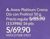 Anew - Platinum Crema Día con Protinol