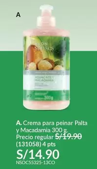 Avon - Crema para peinar Palta y Macadamia