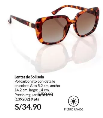 Sol   - Lentes de Sol Isola