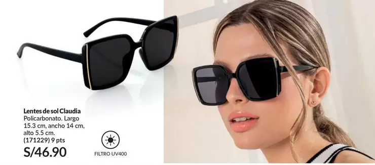 Sol   - Lentes de sol Claudia