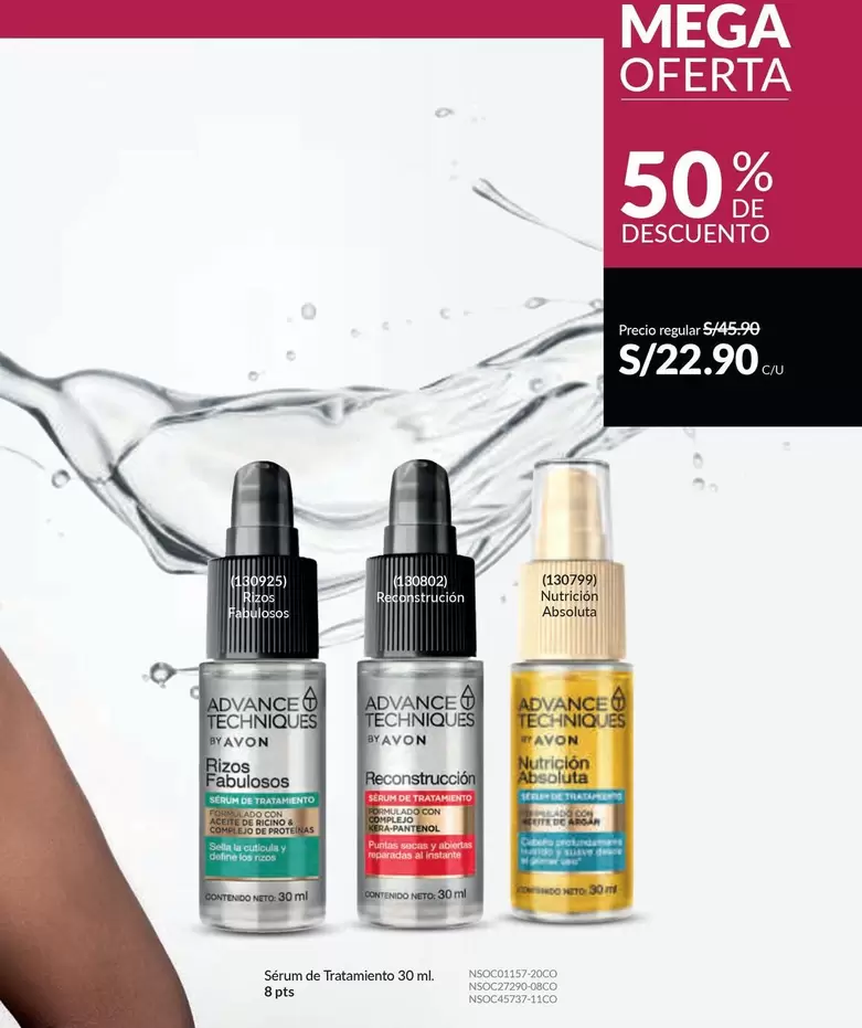 Avon - sérum para cabello
