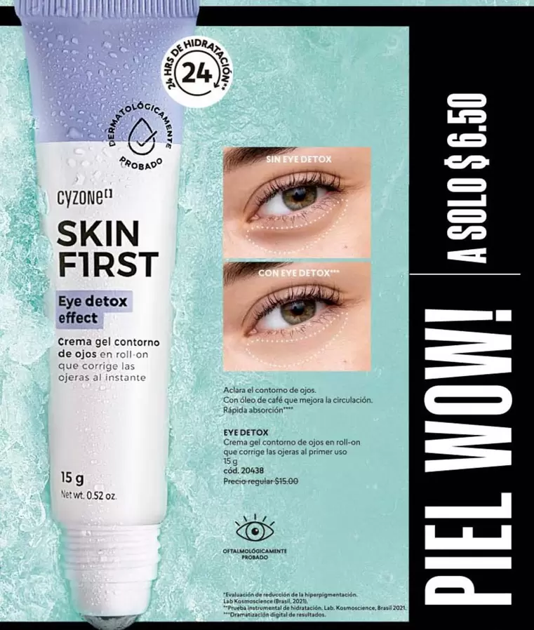 Piel - SKIN FIRST Eye detox effect