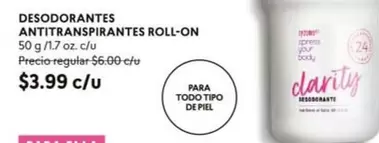 Piel - ANTITRANSPIRANTES ROLL-ON