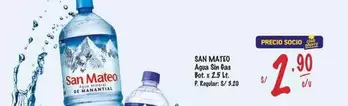 San Mateo - Agua Sin Gas