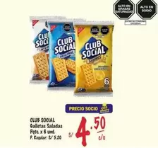 Club Social - Galletas Saladas