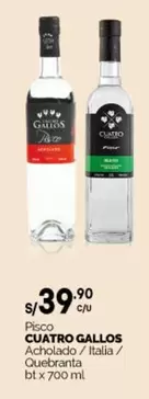 Cuatro Gallos - Pisco CUATRO GALLOS