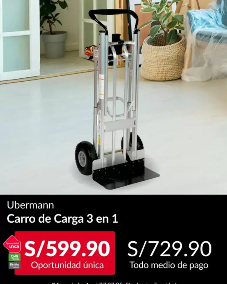 Ubermann - Carro de Carga 3 en 1