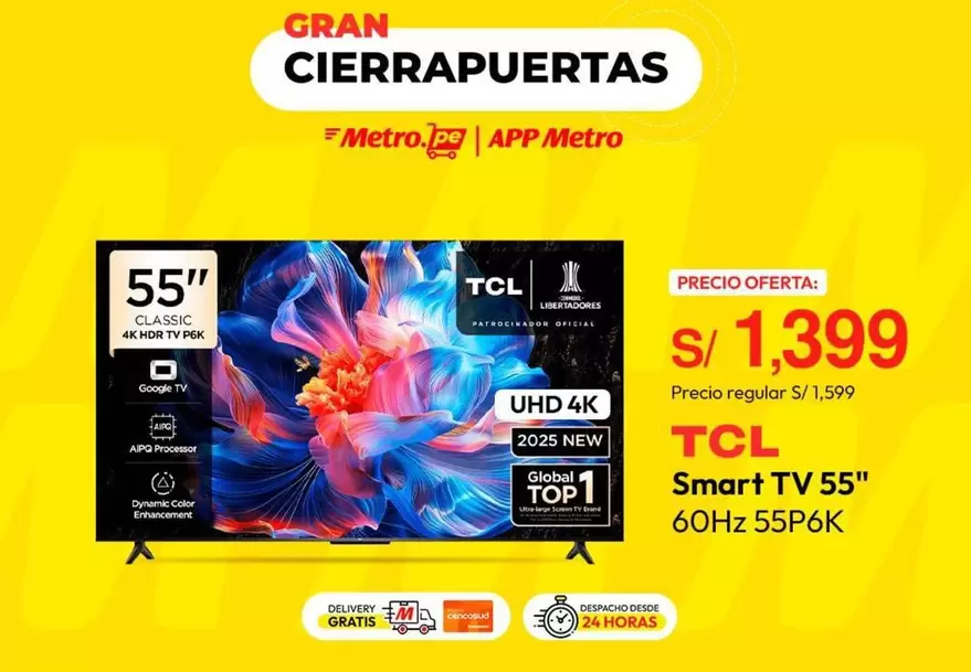 Metro - Smart TV 55"