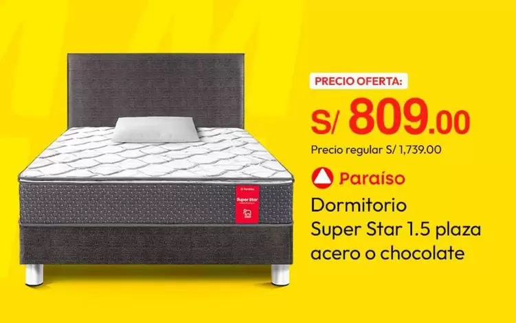 Dormitorio Super Star 1.5 plaza