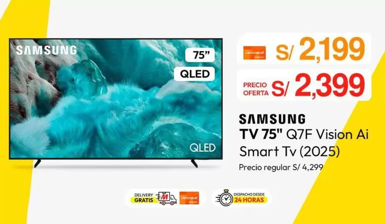 Samsung - TV 75" Q7F Vision Ai Smart Tv (2025)
