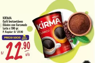 Kirma - Café Instantáneo Clásico con Caramelo