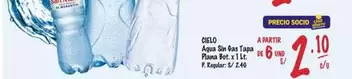 Cielo - Agua Sin Gas Tapa