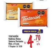 Tentación - TENTACIÓN Galletas Dulces Sabores Variados
