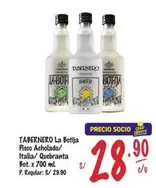 Tabernero - La Botija Pisco Acholado/ Italia/Quebranta