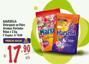 Marsella - Detergente en Polvo Aromas Variados