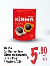 Kirma - Café Instantáneo Clásico con Caramelo