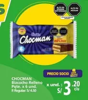 Chocman - Bizcocho Relleno