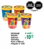 Peziduri - Helado Sabores Variados
