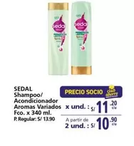 Sedal - Shampoo/ Acondicionador Aromas Variados