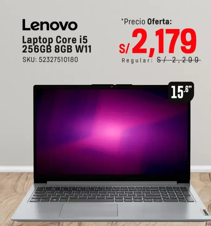 Lenovo - Laptop Core i5 256GB 8GB W11