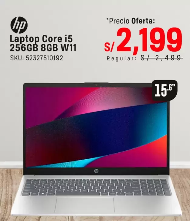 Hp - Laptop Core i5 256GB 8GB W11