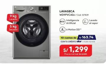 LAVASECA WD9PVC4S6 / Cod. 127839