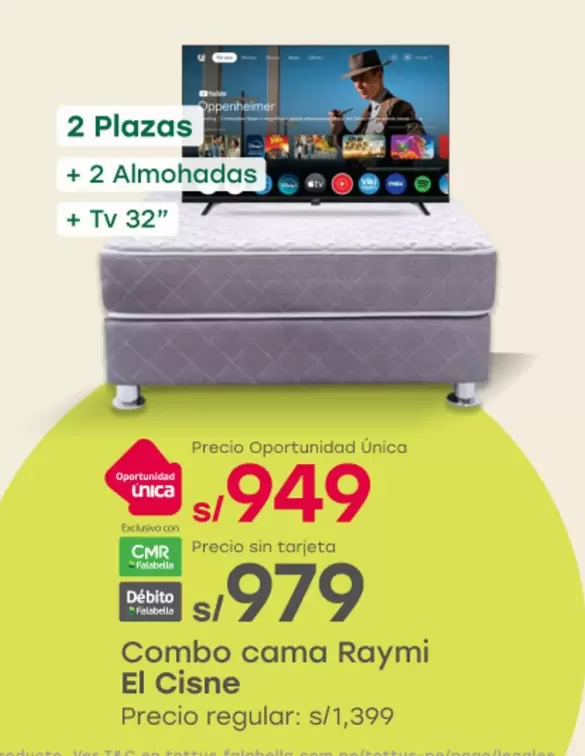 El Cisne - Combo cama Raymi