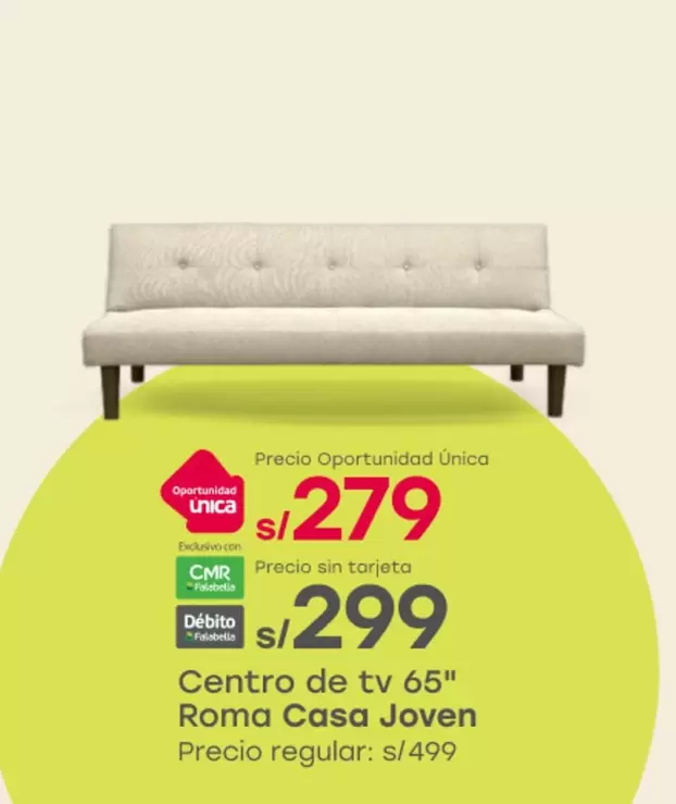 Casa Joven - Centro de tv 65" Roma