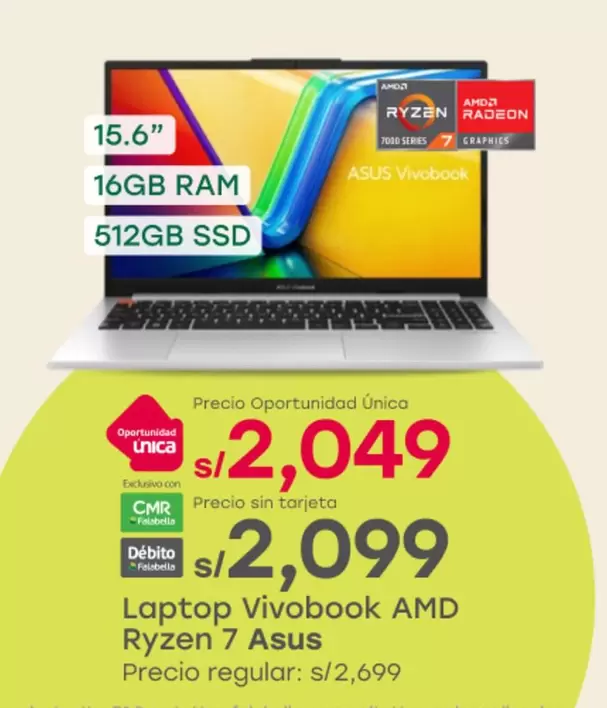 Asus - Vivobook AMD Ryzen 7