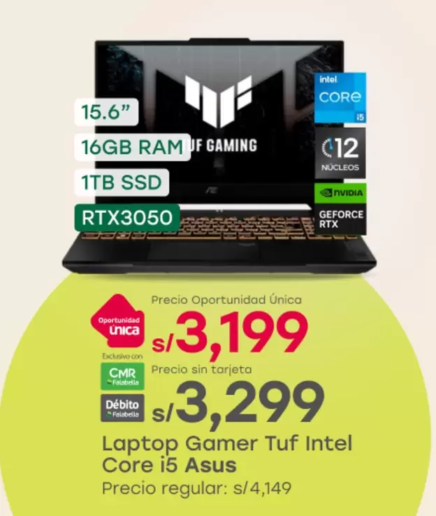 Asus - Laptop Gamer Tuf Intel Core i5