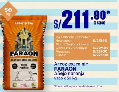 Faraon - Arroz extra nir