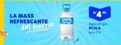 Agua sin gas
