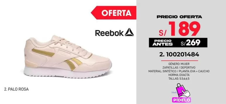 Reebok - Tenis Mujer