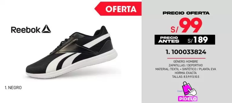 Reebok - Zapatillas Hombre