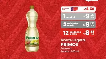 Primor - Aceite vegetal