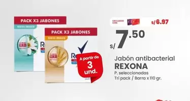 Rexona - Jabón antibacterial
